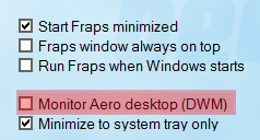Fraps 3.2.3 w/ Aero Desktop DWM recording